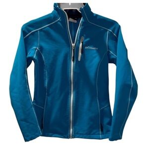 Columbia Blue Wind & Water Resistant Thermal Soft Shell Jacket women’s M